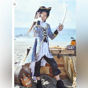 Chasing Fireflies girls pirate dress and costume size 8 and will include hat!